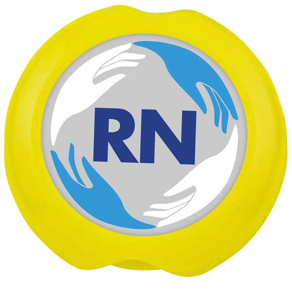 Anti-Microbial Saucer Stethoscope ID Tag... from ASI 49470 DEVARA