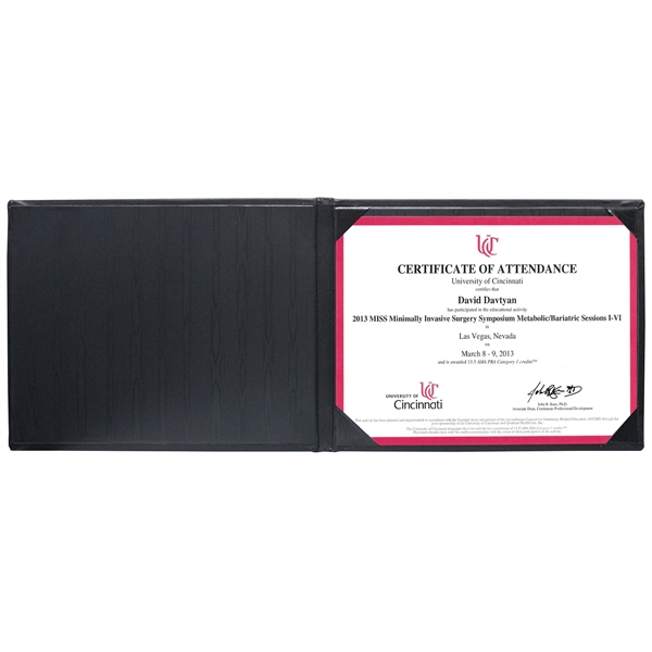 Turned Edge Diploma Holder (Landscape Style)... from ASI 83770 Royal Industries / Marlo Plastic Products Inc
