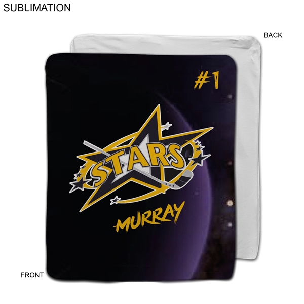 Team Blanket in soft Microfleece, 50x60, Couch size, Sublimated edge to... from ASI 53509 FIEL-Fairdeal Import & Export / FIEL