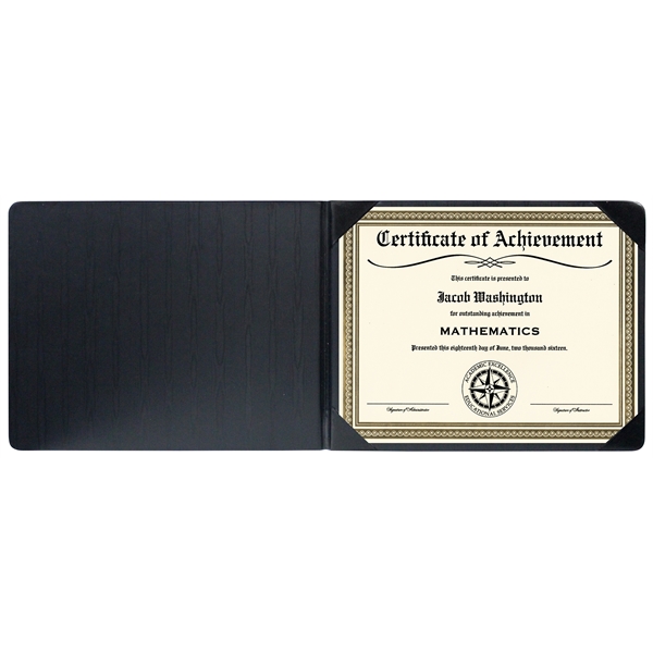 Standard Heat Sealed Diploma Holder (Landscape Style)... from ASI 83770 Royal Industries / Marlo Plastic Products Inc