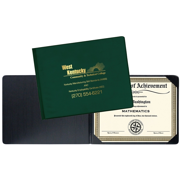 Standard Heat Sealed Diploma Holder (Landscape Style)... from ASI 83770 Royal Industries / Marlo Plastic Products Inc