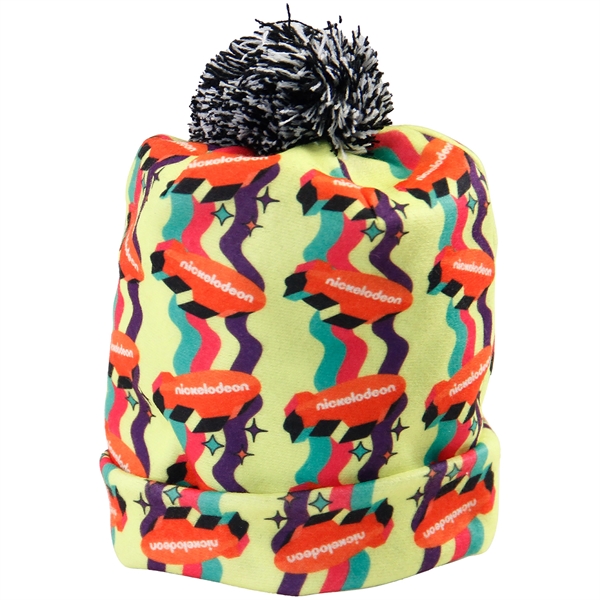 Full Color Pom Beanie... from ASI 30208 A P Specialties / AP Specialties