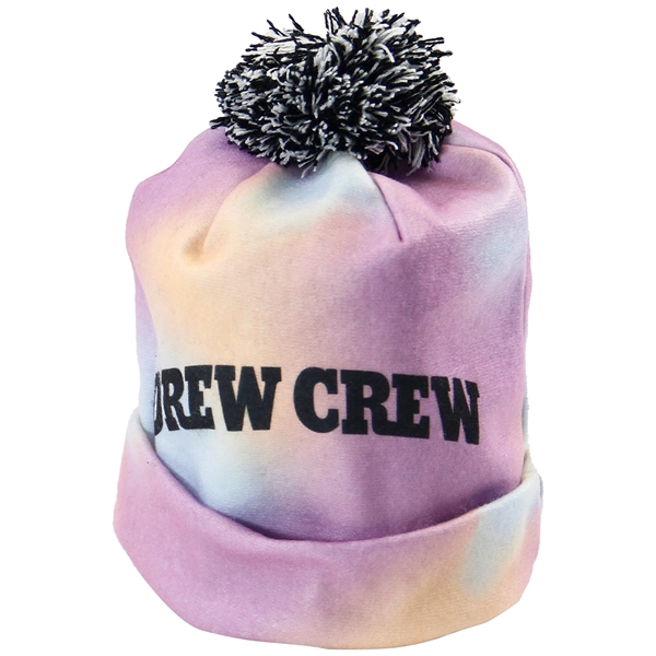 Full Color Pom Beanie... from ASI 30208 A P Specialties / AP Specialties