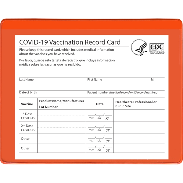 COVID-19 Vaccination Card Holder... from ASI 83770 Royal Industries / The Royal Line