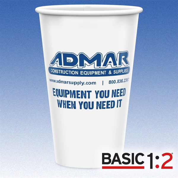 16 oz-Recycled Paper Cups-Coffee Cup with Hi-Definition Full Color Imprint, Made... from ASI 49716 Digispec & CounterPoint