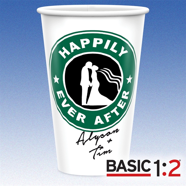 16 oz-Recycled Paper Cups-Coffee Cup with Hi-Definition Full Color Imprint, Made... from ASI 49716 Digispec & CounterPoint