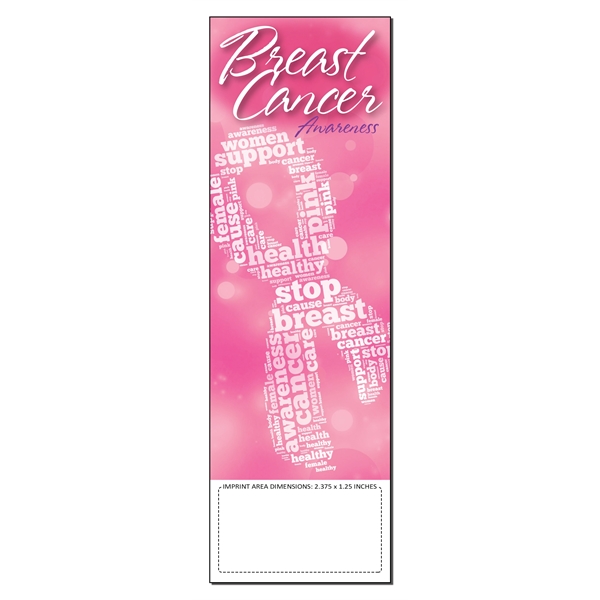 Bookmark with information on Breast Cancer Awareness.... from ASI 45815 Coloring Book Solutions / Coloring Book Solutions™ LivRite