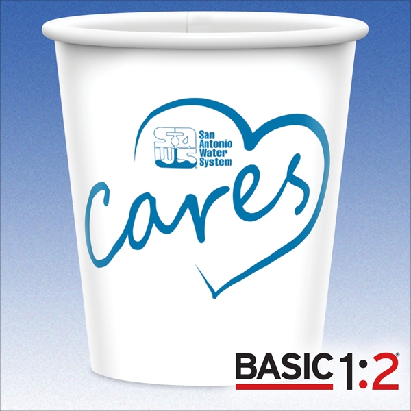 9 oz-Recycled Paper Cold Cup with Hi-Definition Full Color Imprint, Made... from ASI 49716 Digispec & CounterPoint