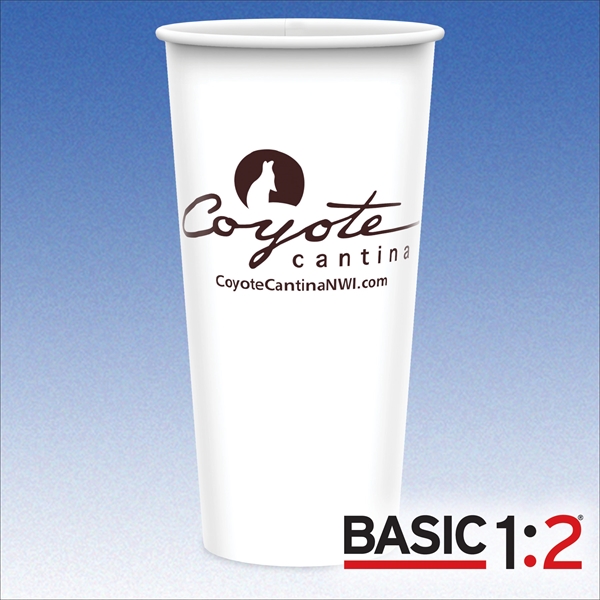 21 oz-Recycled Cold Paper Cup with Hi-Definition Full Color Imprint, Made... from ASI 49716 Digispec & CounterPoint