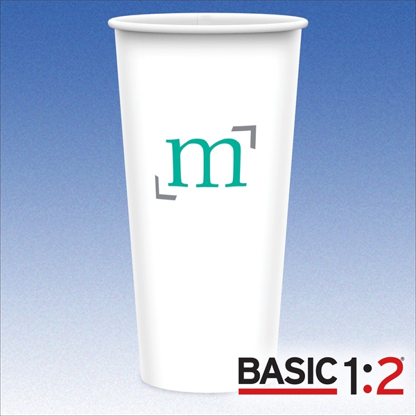 21 oz-Recycled Cold Paper Cup with Hi-Definition Full Color Imprint, Made... from ASI 49716 Digispec & CounterPoint