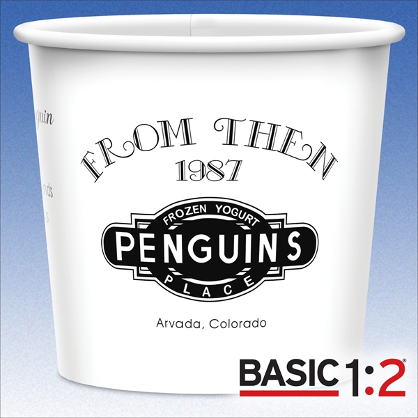 12 oz-Recycled Cold Paper Cups- Paper Container with Hi-Definition Full Color... from ASI 49716 Digispec & CounterPoint