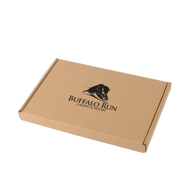 12" x 9" x 1/2" two-tone bamboo cutting board in cardboard... from ASI 52840 Evans Manufacturing