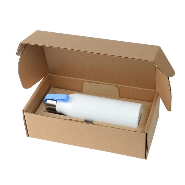 24 ounce stainless steel insulated water bottle with recycled cardboard gift... from ASI 52840 Evans Manufacturing