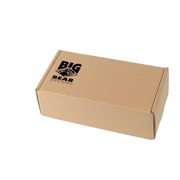 21-ounce insulated stainless steel double-wall water bottle with recycled cardboard gift... from ASI 52840 Evans Manufacturing