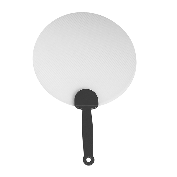 Plastic hand fan with large imprint area.... from ASI 61125 Hit Promotional Products / Hit®