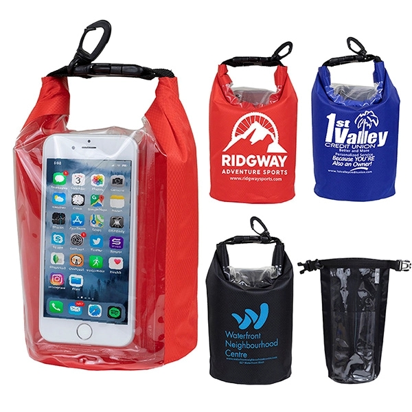 2.5 liter waterproof dry bag with clear pocket window; made of... from ASI 62660 Innovation Line