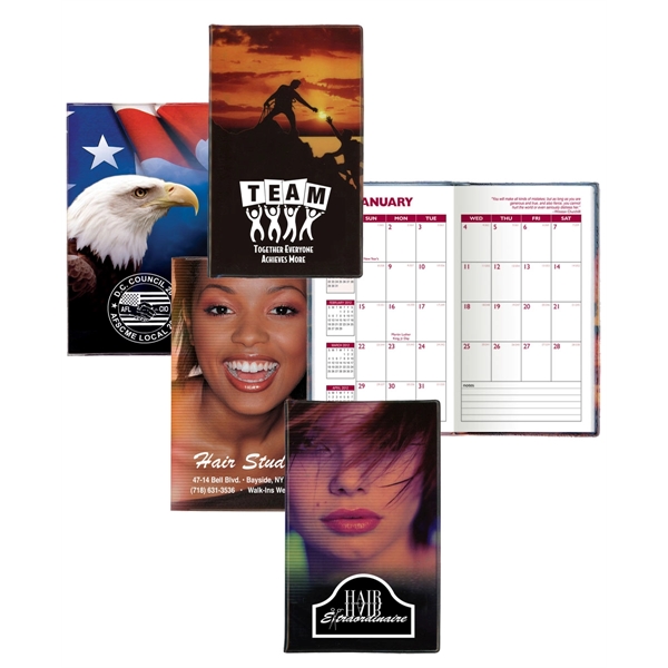 Stock Theme Full-Color Vinyl Cover Monthly Planner... from ASI 83770 Royal Industries / The Royal Line