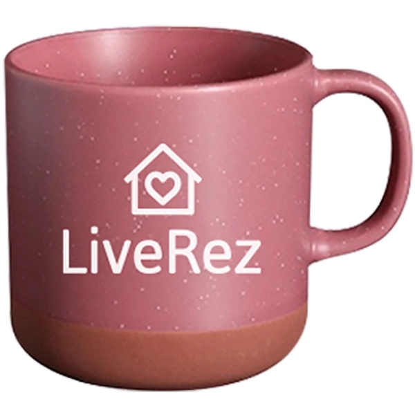 13 Oz. Satin Finish Phoenix Mug with Unglazed Bottom.... from ASI 46573 Cooper & Clement Inc