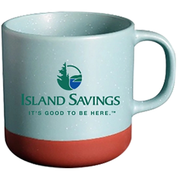 13 Oz. Satin Finish Phoenix Mug with Unglazed Bottom.... from ASI 46573 Cooper & Clement Inc