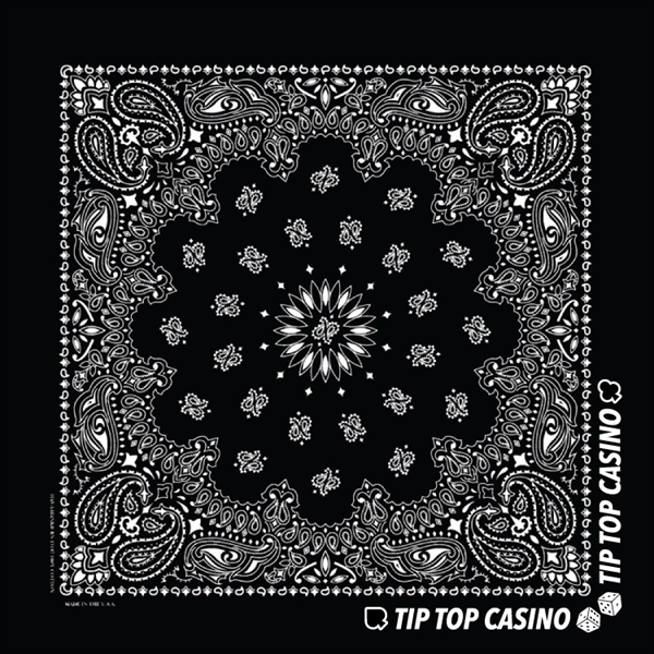 35" x 35" paisley print bandannas, made in the USA.... from ASI 44020 Bandanna Promotions By CARO-LINE / Bandanna Promotions