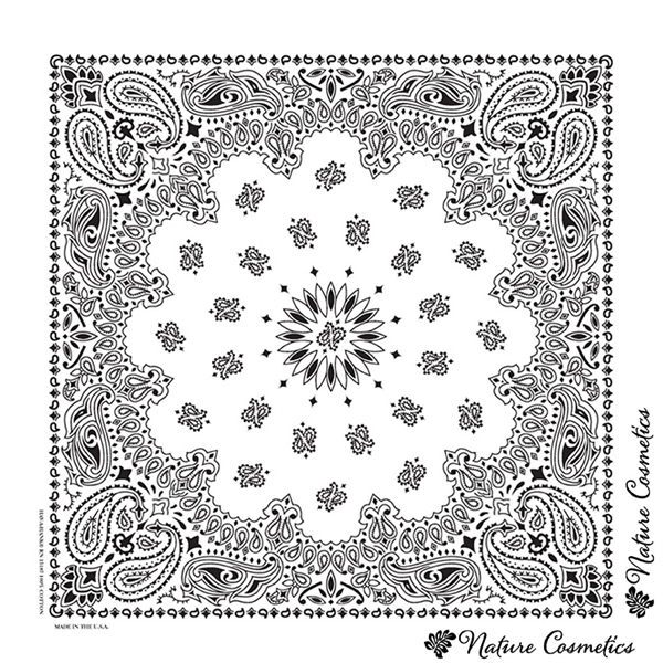 35" x 35" paisley print bandannas, made in the USA.... from ASI 44020 Bandanna Promotions By CARO-LINE / Bandanna Promotions