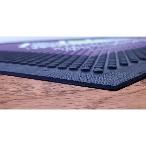 Four-color imprinted mat, molded from 100 percent Nitrile rubber.... from ASI 35750 PromoMatting by Americo