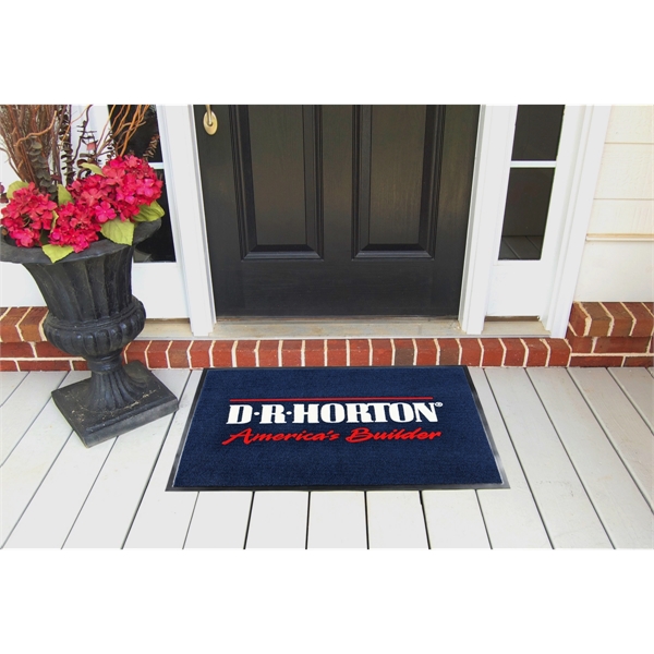 Polypropylene floor mat, with heavy duty vinyl back and various sizes... from ASI 35750 PromoMatting by Americo
