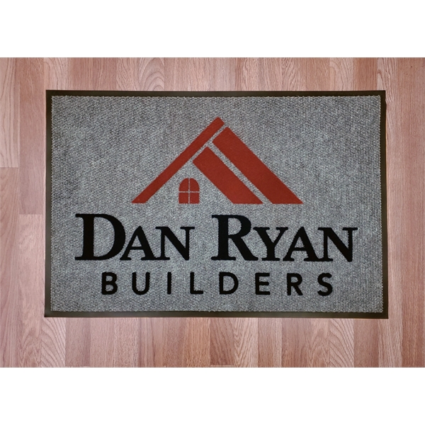 Indoor/outdoor mat, made from polypropylene and available in various customized sizes... from ASI 35750 PromoMatting by Americo