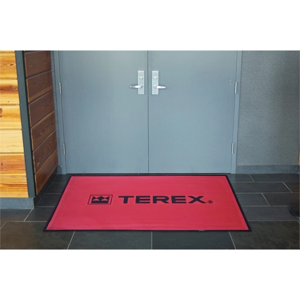 1/2" thick molded vinyl floor mat, available in custom sizes and... from ASI 35750 PromoMatting by Americo