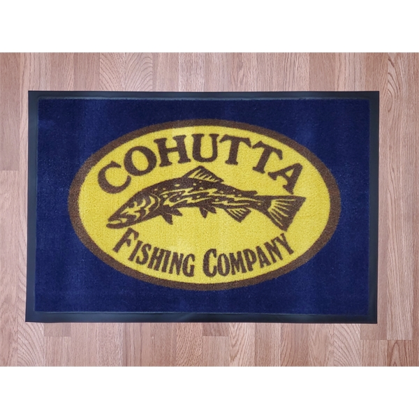 16 oz. nylon yarn door mat, with heavy duty vinyl and... from ASI 35750 PromoMatting by Americo