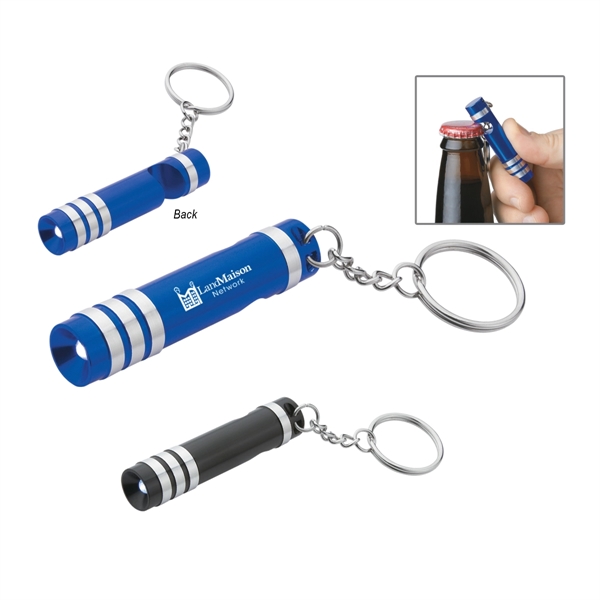Aluminum LED key light with bottle opener.... from ASI 61125 Hit Promotional Products / Hit®