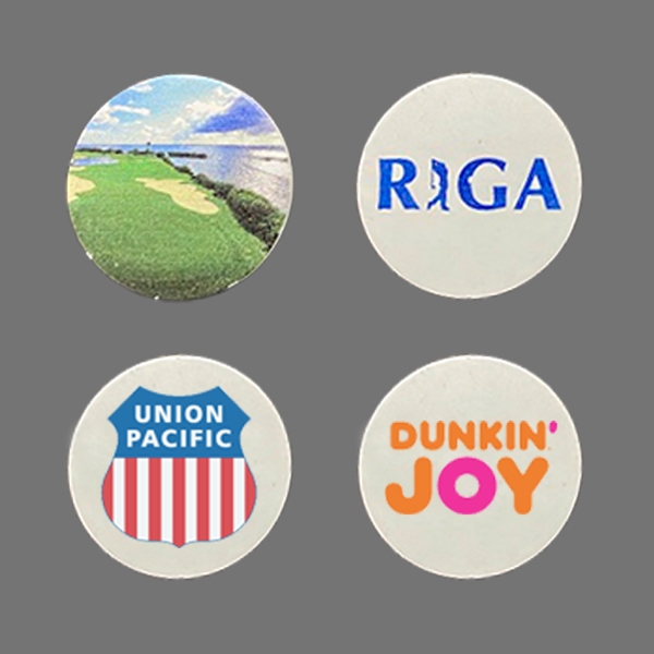1" Golf Ball Marker with Direct Full Color Printing on 1... from ASI 56420 Genesis