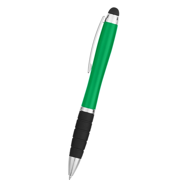 Twist-action pen with a light, stylus, and rubber grip for better... from ASI 61125 Hit Promotional Products / Hit®