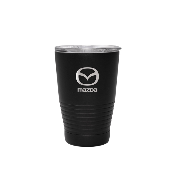 Patriot 3.5" x 3.5" x 5.25" double-wall insulated stainless steel tumbler... from ASI 61005 Hirsch Gift Inc / Patriot
