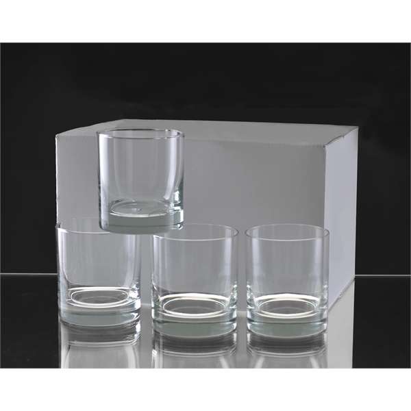 Set of 4, 11 ounce executive old fashioned drinking glasses.... from ASI 71920 Moderne Glass Company Inc / Glass America®