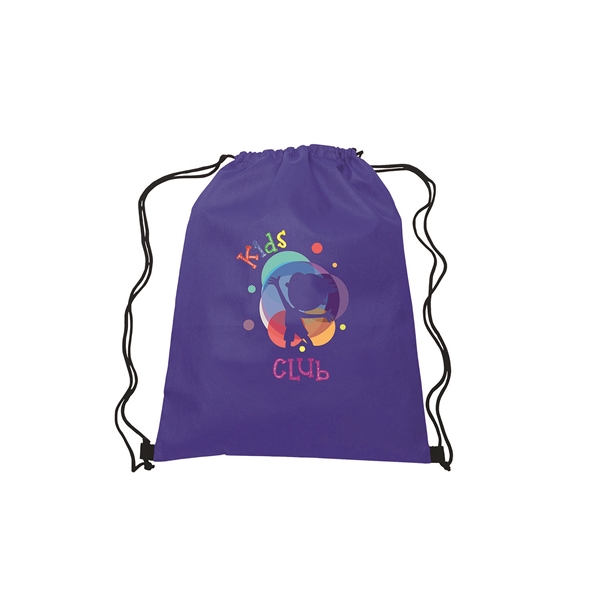 13.5" x 16.5" 80 gram non-woven polypropylene drawstring backpack.... from ASI 90807 Tekweld