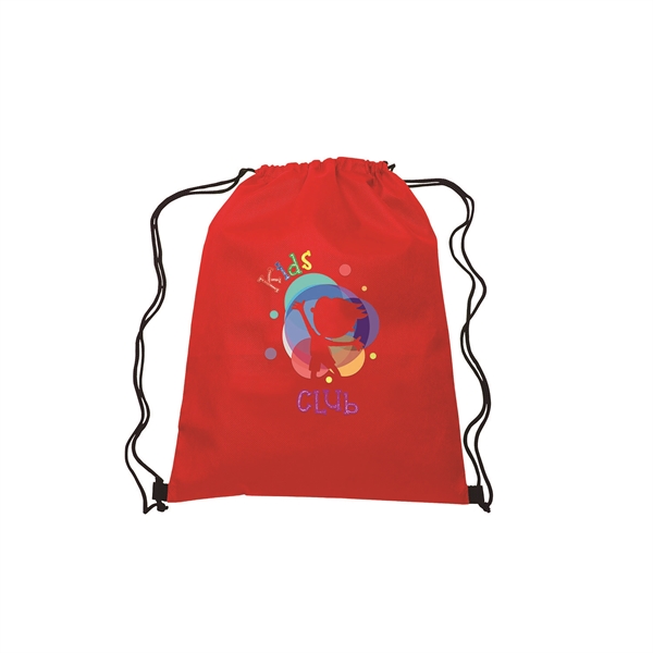 13.5" x 16.5" 80 gram non-woven polypropylene drawstring backpack.... from ASI 90807 Tekweld