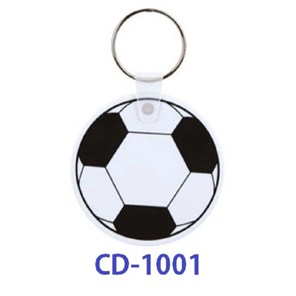 Round sport ball designed key chain.... from ASI 31977 Adline Industries Inc
