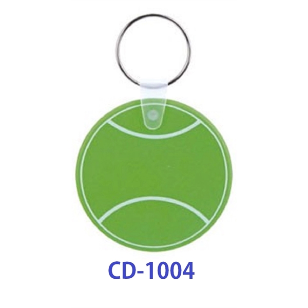 Round sport ball designed key chain.... from ASI 31977 Adline Industries Inc