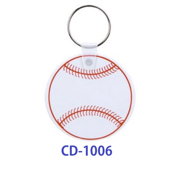 Round sport ball designed key chain.... from ASI 31977 Adline Industries Inc