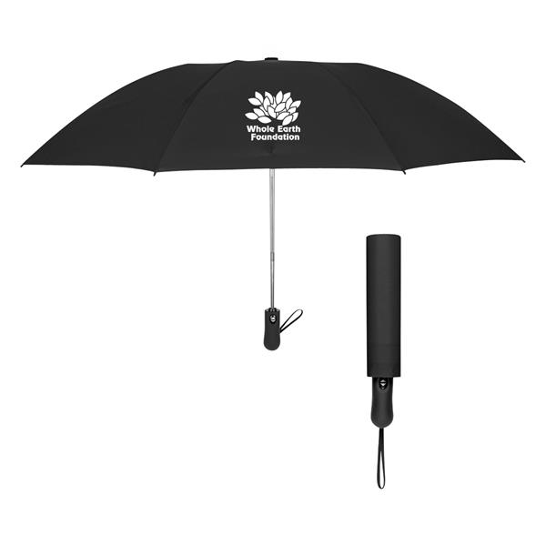 Automatic open umbrella with metal shaft, inverted design and 46" arc... from ASI 61125 Hit Promotional Products / Hit®