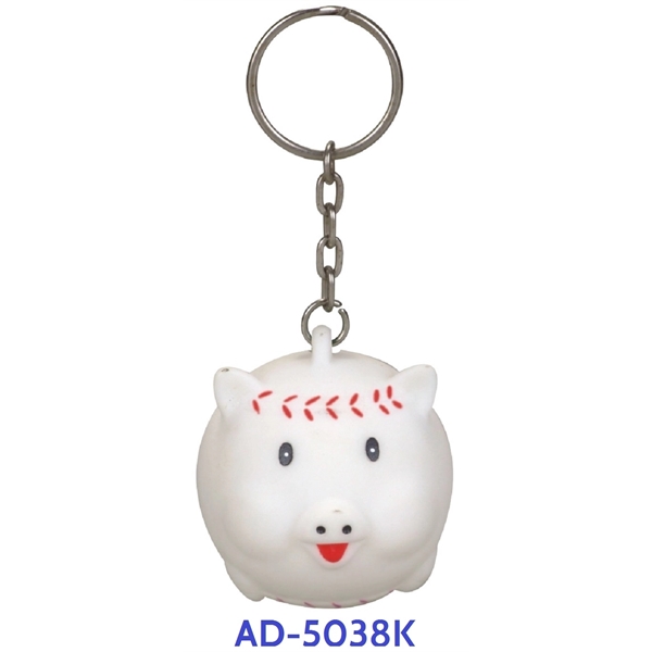Rubber Sport Themed designed duck key chain.... from ASI 31977 Adline Industries Inc