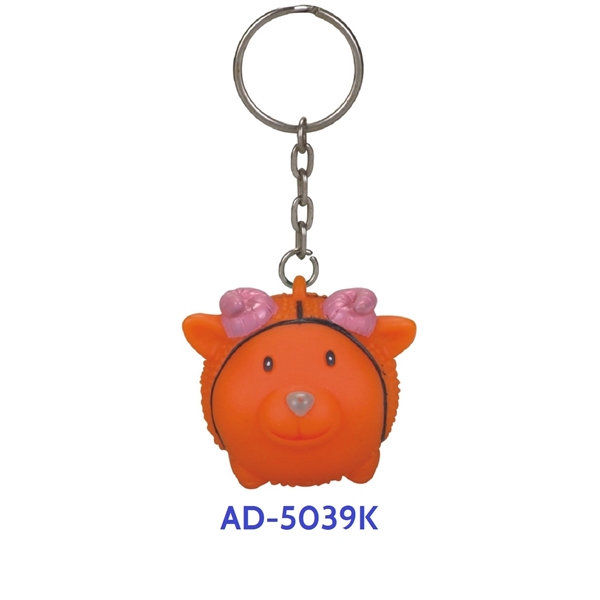 Rubber Sport Themed designed duck key chain.... from ASI 31977 Adline Industries Inc