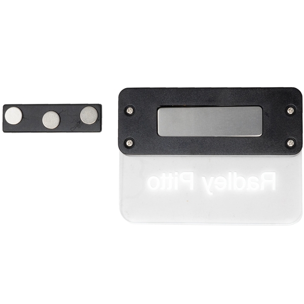 An elegant 3 LED light up name badge, with a 9... from ASI 61966 HPG / Beacon Promotions