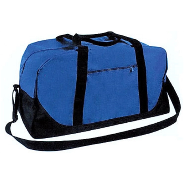 Two Tone Travel Duffel Bag 420D Nylon. Includes 1 Shoulder Strap... from ASI 31977 Adline Industries Inc