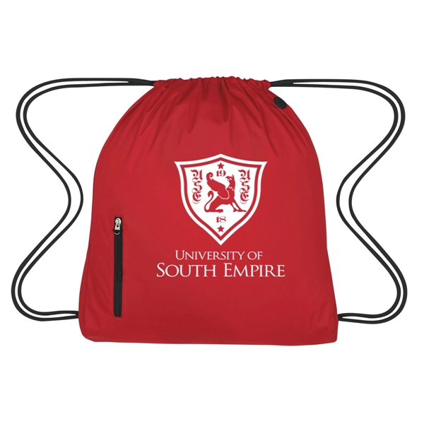 High density pongee nylon material drawstring pack.... from ASI 61125 Hit Promotional Products / Hit®