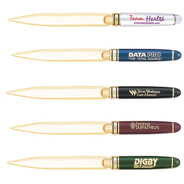 Letter opener with a heavy brass constructed barrel.... from ASI 68190 Lungsal / Lungsal