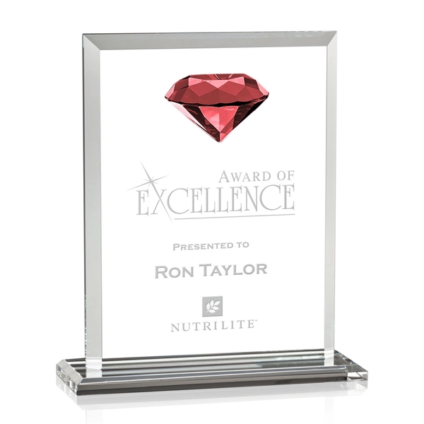 Our beveled optical crystal rectangle is mounted to a beveled optical... from ASI 84592 St Regis Group / St Regis