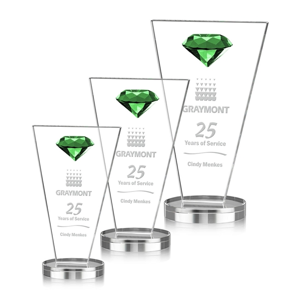 This tapered Crystal Award features a sparkling faceted gemstone to give... from ASI 84592 St Regis Group / St Regis