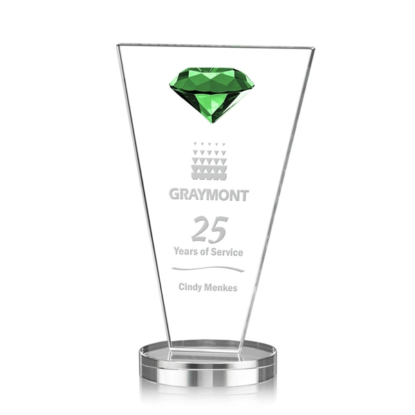 This tapered Crystal Award features a sparkling faceted gemstone to give... from ASI 84592 St Regis Group / St Regis